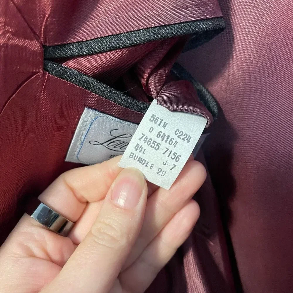 Vintage Levi’s Gray Pinstripe Blazer Size 44L‎